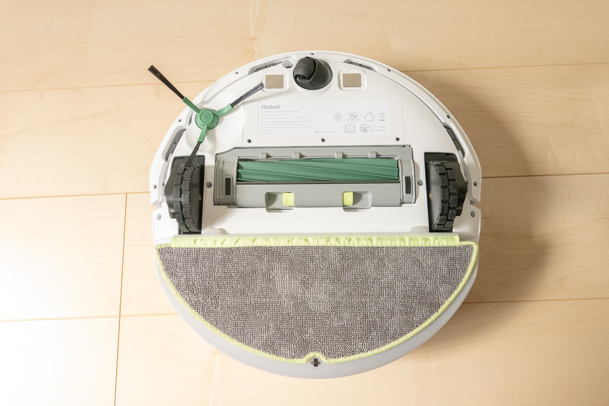 「Roomba (ルンバ) 205 DustCompactor Combo ロボット」の特徴2. 吸引と水拭きが同時にできる2in1タイプ